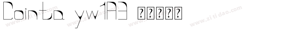 Cointa-yw1A3字体转换