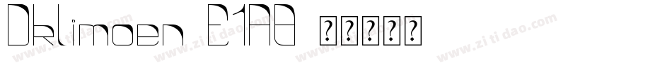 Dklimoen-E1A8字体转换