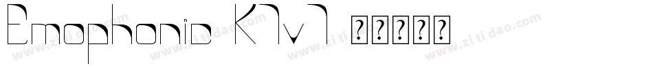 Emophonic-K7v7字体转换