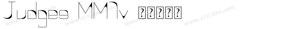 Judges-MM7v字体转换
