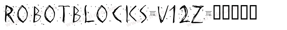 RobotBlocks-V12Z字体转换