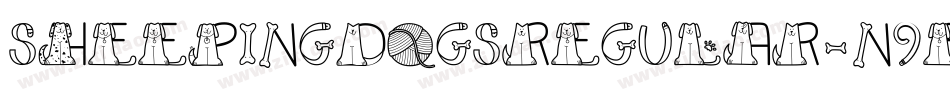 SheepingDogsRegular-n9ER字体转换