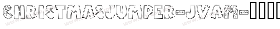 Christmasjumper-jvaM字体转换