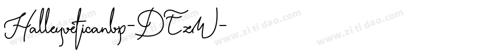 Halleyveticanbp-DEzW字体转换