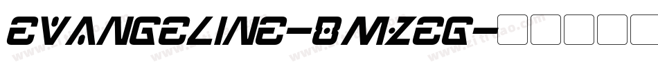 Evangeline-8MZeg字体转换