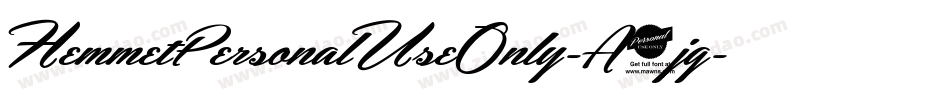 HemmetPersonalUseOnly-A6jg字体转换 HemmetPersonalUseOnly-A6jg字体转换