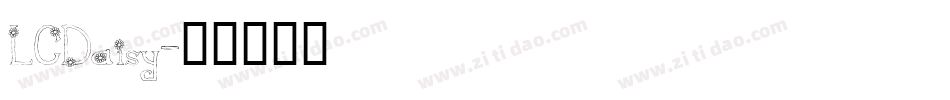 LCDaisy字体转换