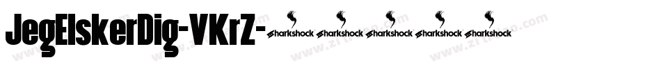 JegElskerDig-VKrZ字体转换