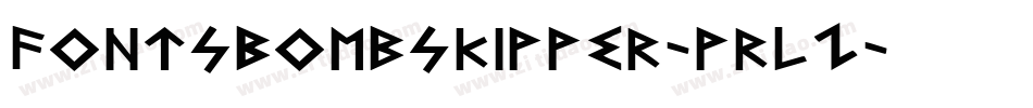 FontsBombSkipper-pRlZ字体转换