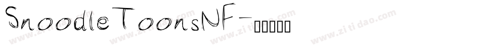 SnoodleToonsNF字体转换