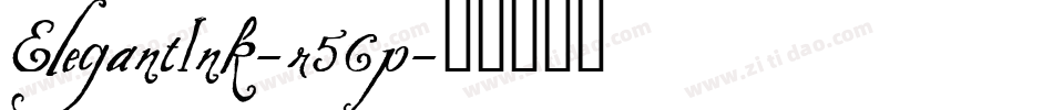 ElegantInk-r56p字体转换