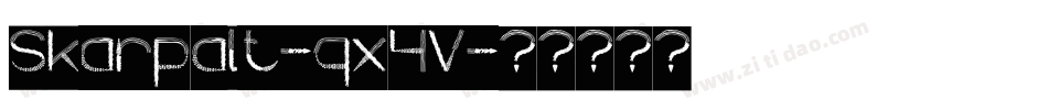 Skarpalt-qx4V字体转换 Skarpalt-qx4V字体转换