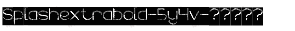 Splashextrabold-5y4v字体转换