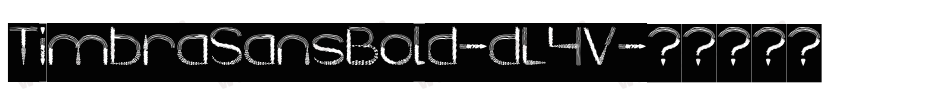 TimbraSansBold-dL4V字体转换