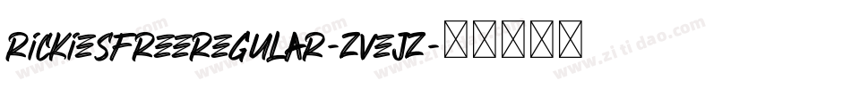 RickiesfreeRegular-ZVEjz字体转换