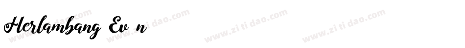 Herlambang-Ev1n字体转换
