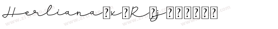 Herliana-x3R8j字体转换