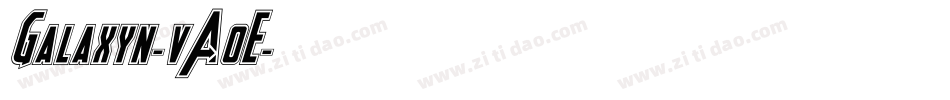 Galaxyn-vA0E字体转换