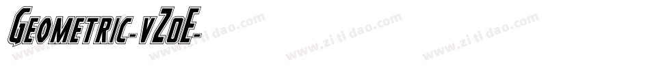 Geometric-vZ0E字体转换