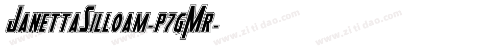 JanettaSilloam-p7gMr字体转换