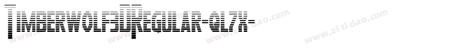 Timberwolf3DRegular-ql7x字体转换 Timberwolf3DRegular-ql7x字体转换