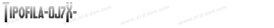 Tipofila-0j7X字体转换