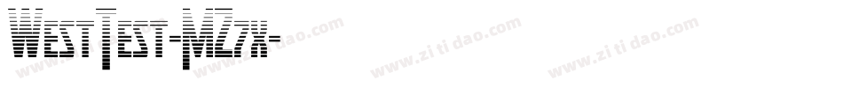 WestTest-MZ7x字体转换
