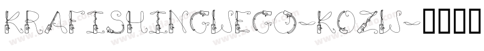 KrAFishingWeGo-K0zW字体转换