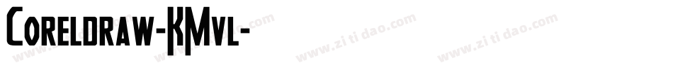 Coreldraw-KMvl字体转换