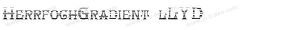 HerrfochGradient-lLYD字体转换