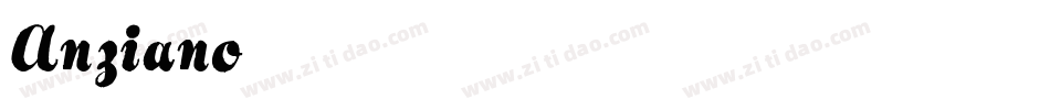 Anziano字体转换