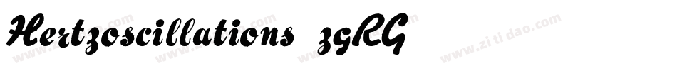 Hertzoscillations-zgRG字体转换