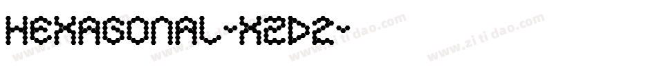 Hexagonal-Xzd2字体转换