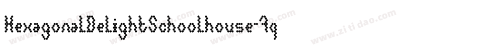 HexagonalDelightSchoolhouse-7qrP字体转换