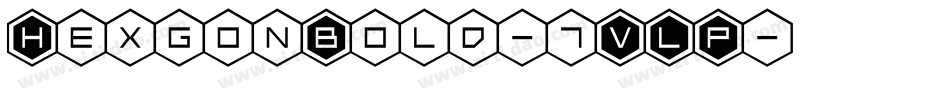 HexgonBold-7VLP字体转换