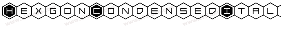 HexgonCondensedItalic-Pejr字体转换