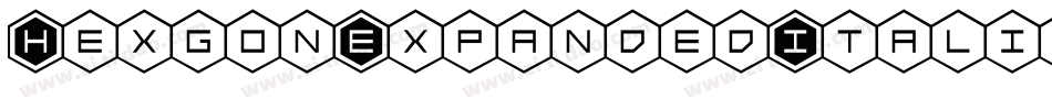 HexgonExpandedItalic-Xpjd字体转换
