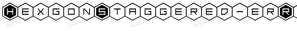 HexgonStaggered-erR3字体转换
