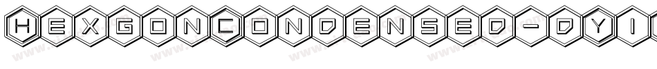 HexgonCondensed-dY1K字体转换