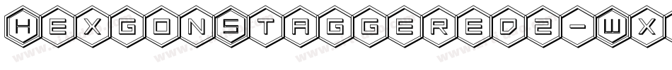 HexgonStaggered2-WxjA字体转换