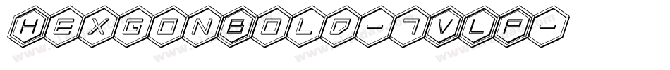 HexgonBold-7VLP字体转换