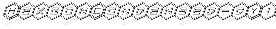HexgonCondensed-dY1K字体转换