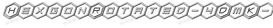 HexgonRotated-4DmK字体转换
