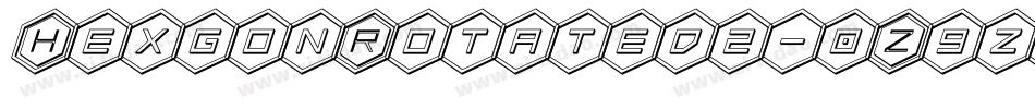 HexgonRotated2-0Z9z字体转换