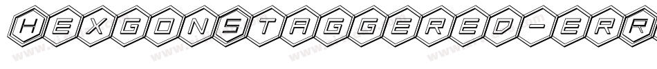 HexgonStaggered-erR3字体转换