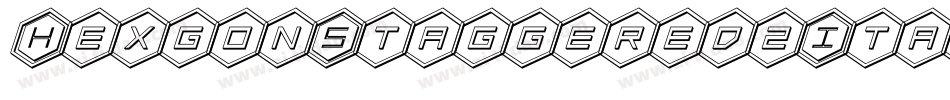HexgonStaggered2Italic-aRj5字体转换