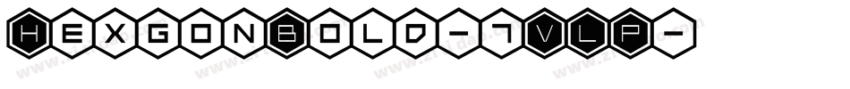 HexgonBold-7VLP字体转换