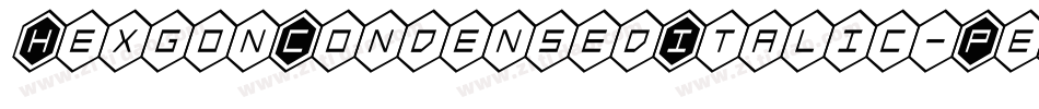 HexgonCondensedItalic-Pejr字体转换