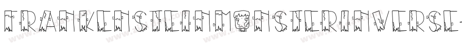 FrankensteinMonsterInverse-AX7m字体转换