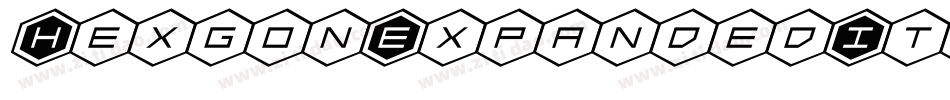 HexgonExpandedItalic-Xpjd字体转换
